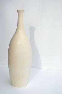 Satin Cream Vase