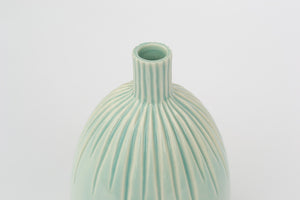 Blue Bud Vase | Carved