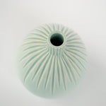 Load image into Gallery viewer, Blue Bud Vase | Carved
