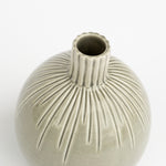Load image into Gallery viewer, Grey bud vase | Carved
