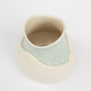 Small Blue/White Coral Vase
