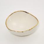 Load image into Gallery viewer, White dish | Gold Edge
